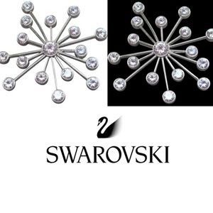 🌟HP🌟 🦢 Swarovski Crystal Starburst Brooch 🦢